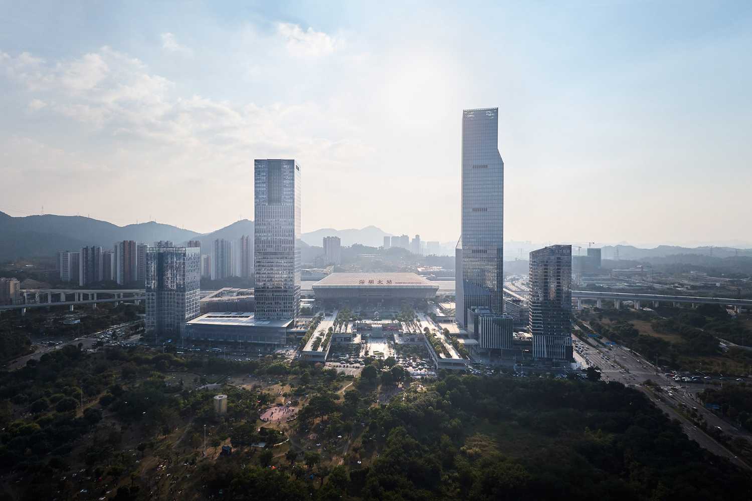 Shenzen Gate: un distrito vertical en lugar de torres residenciales y de oficinas