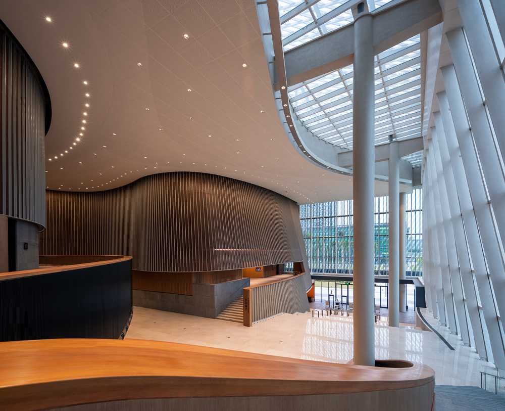 Centro de artes escénicas en el distrito cultural de Bao'An.