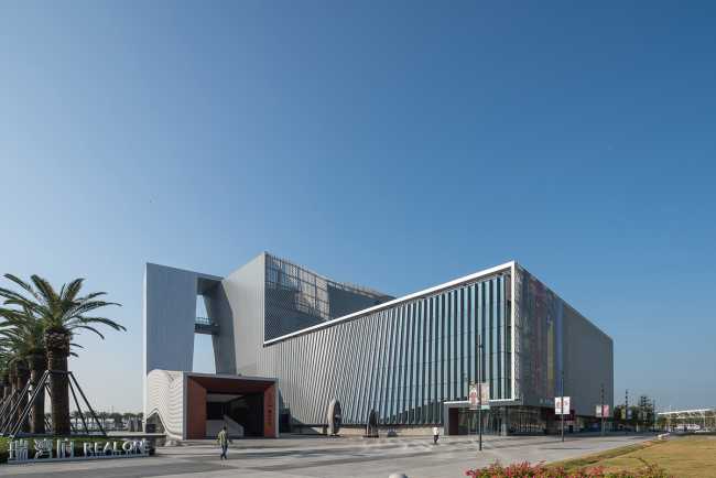 Centro de artes escénicas en el distrito cultural de Bao'An.