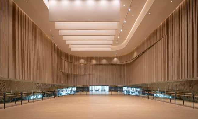 Centro de artes escénicas en el distrito cultural de Bao'An.