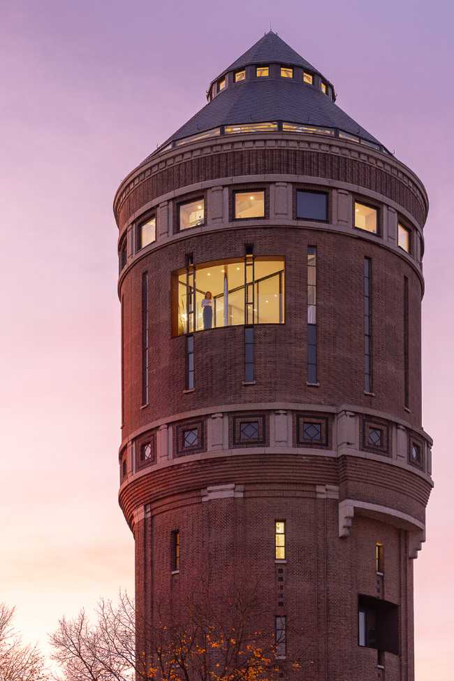 A crumbling national monument is transformed into exclusive residences in the Utrecht Watertower