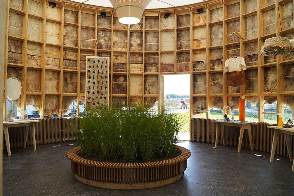 The Growing Pavilion and the new aesthetic of organic materials applied to design