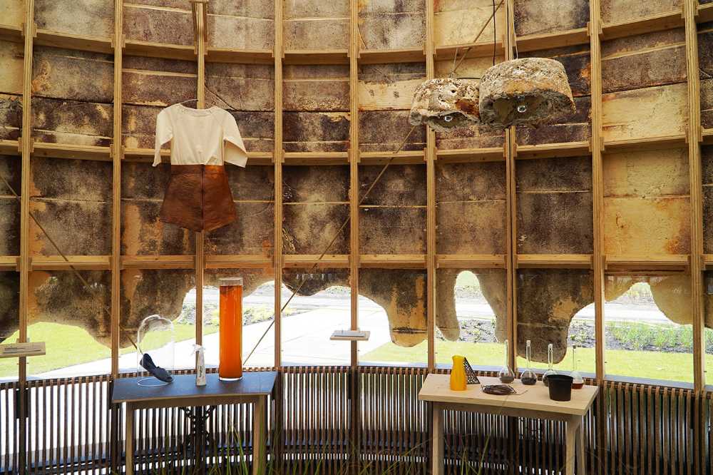 The Growing Pavilion and the new aesthetic of organic materials applied to design
