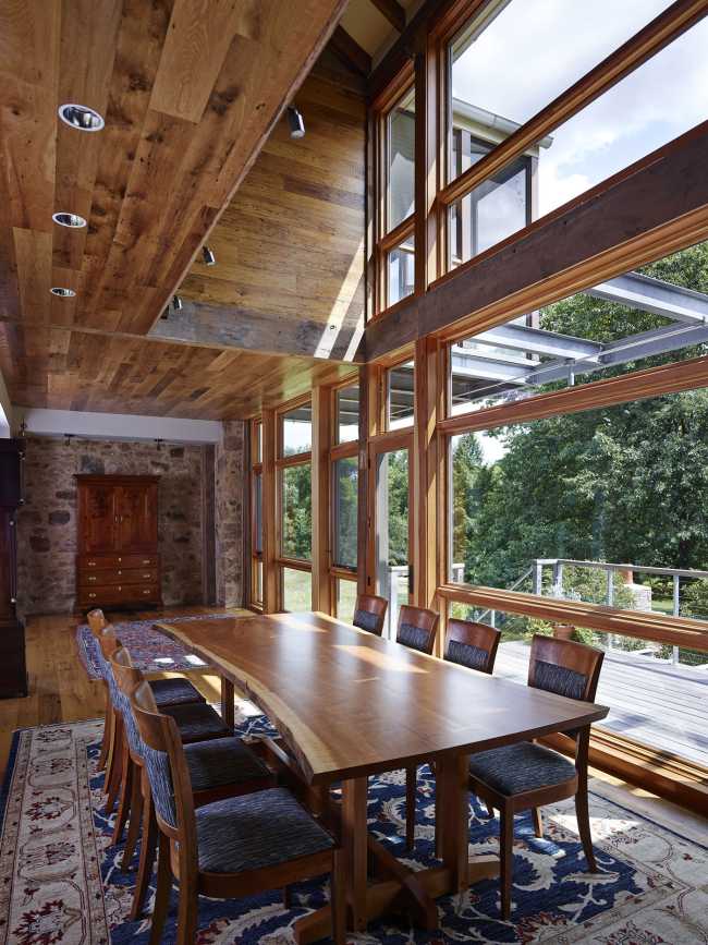 Conversión de un granero de principios del siglo XX en vivienda familiar en Pensilvania