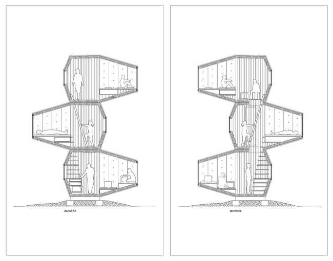 The Wooden Living Unit. A flexible architectural module for living and much more