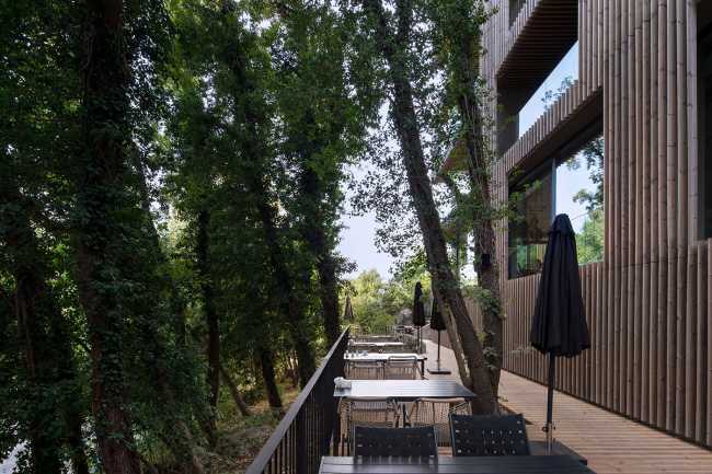 Respect du paysage et infusion de sérénité pour les hôtes de l'Umani Hotel donnant sur la mer Noire