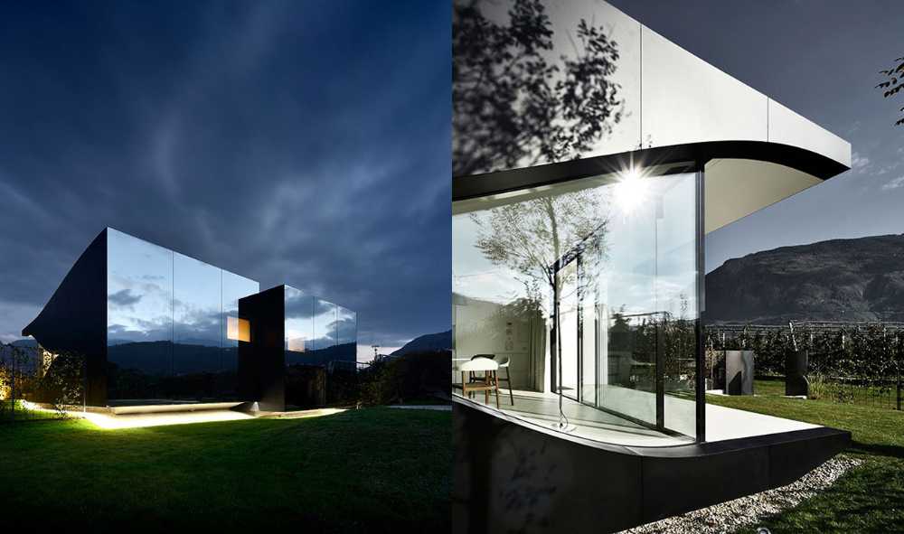 Una vacanza contemporanea ed esclusiva nelle Mirror Houses in Alto Adige