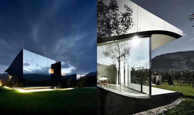 A contemporary and exclusive vacation in South Tyrol's Mirror Houses