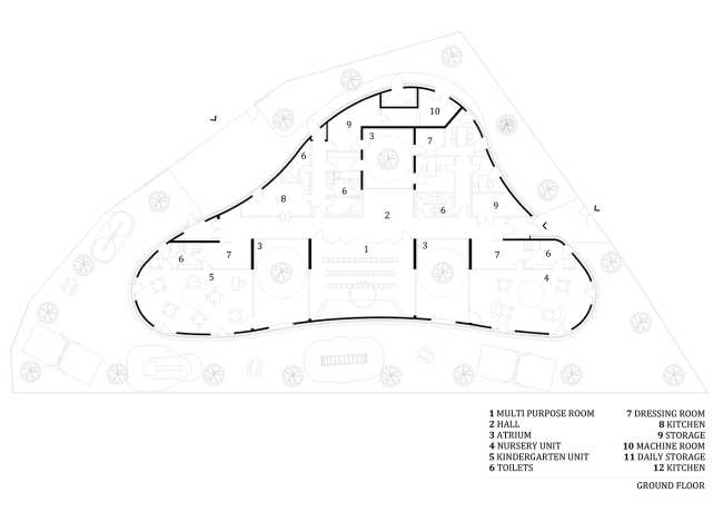 Guardería Terra Membrane. Naturaleza y arquitectura se funden en una forma orgánica