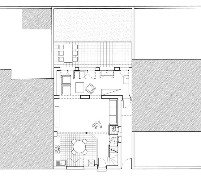 SPINTO (POUSSé) in high rise. An extension of a family home for more intimacy and comfort
