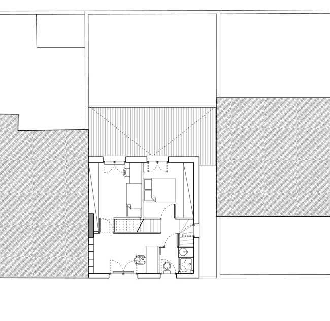 SPINTO (POUSSé) in high rise. An extension of a family home for more intimacy and comfort