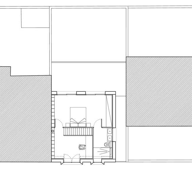 SPINTO (POUSSé) in high rise. An extension of a family home for more intimacy and comfort