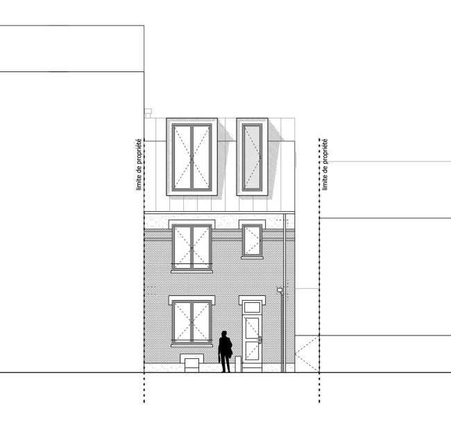 SPINTO (POUSSé) in high rise. An extension of a family home for more intimacy and comfort