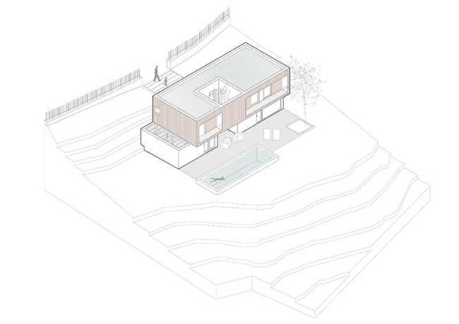 Casa passiva a Monte el Pardo. Strategie bioclimatiche con vista mozzafiato
