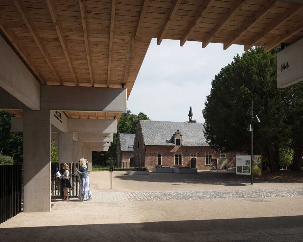 New reception areas in the Meise Botanical Garden. An innovative reception concept in harmony with the landscape