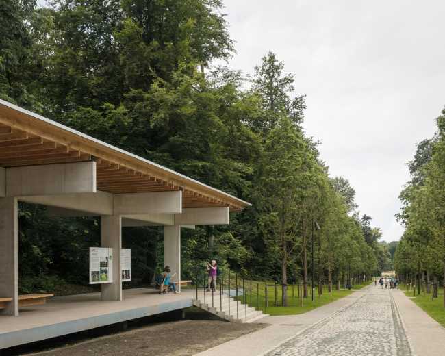 New reception areas in the Meise Botanical Garden. An innovative reception concept in harmony with the landscape