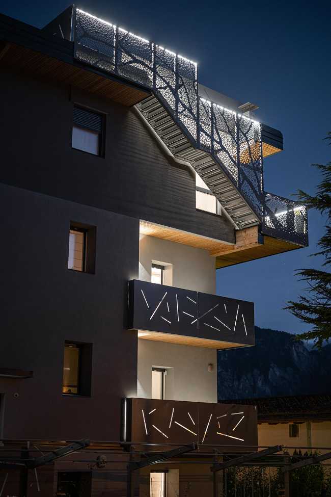 Dimora Rio Maggiore. Colores y formas para un diálogo innovador entre arquitectura y naturaleza