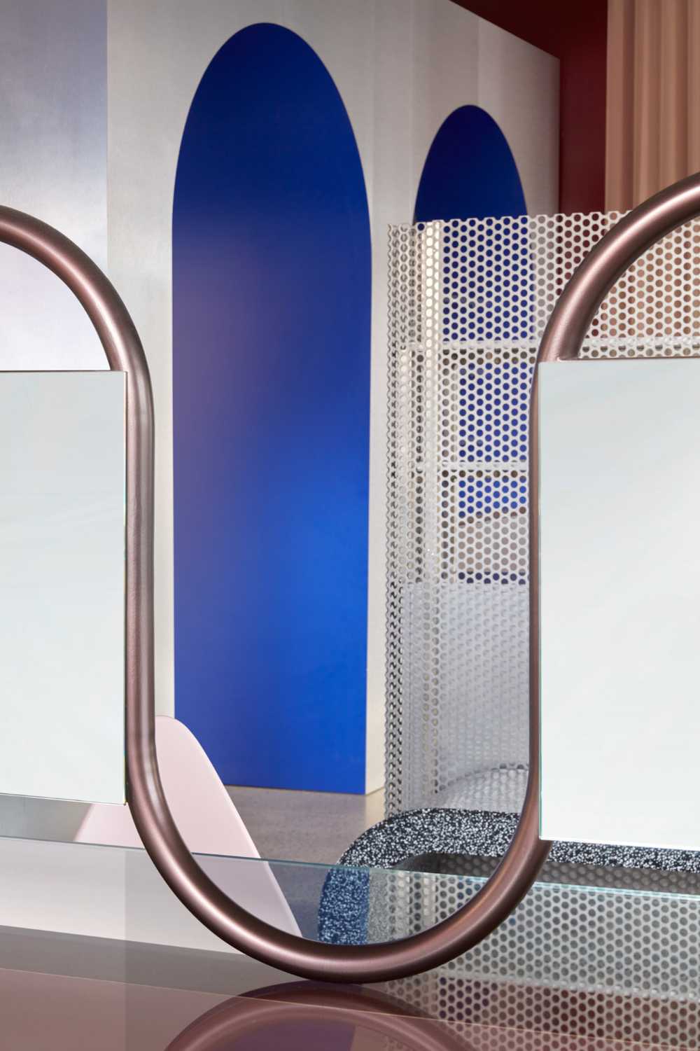 The new interiors of Circles of Hair hair salon. A unique aesthetic never before seen in Perth