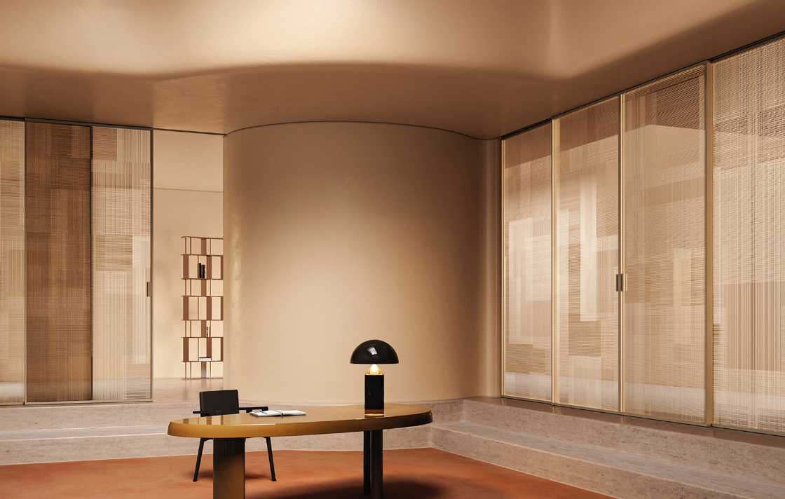 Collezione Scenario | Porte scorrevoli in vetro o legno