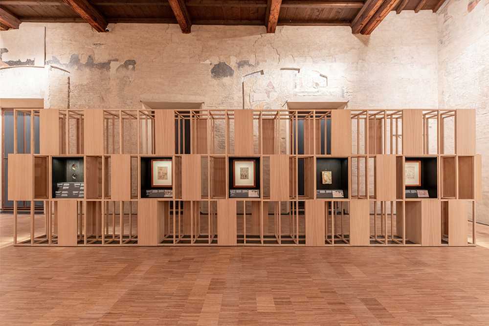 Setting up of the exhibition