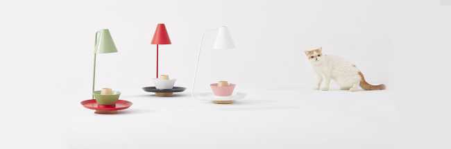 Table Lamp Conik. Minimal Scandinavian design made playful through modularity and color