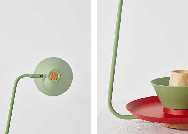 Table Lamp Conik. Minimal Scandinavian design made playful through modularity and color