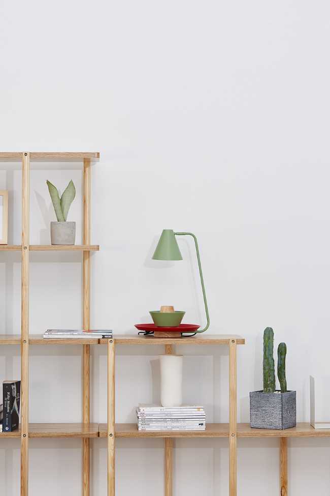 Table Lamp Conik. Minimal Scandinavian design made playful through modularity and color