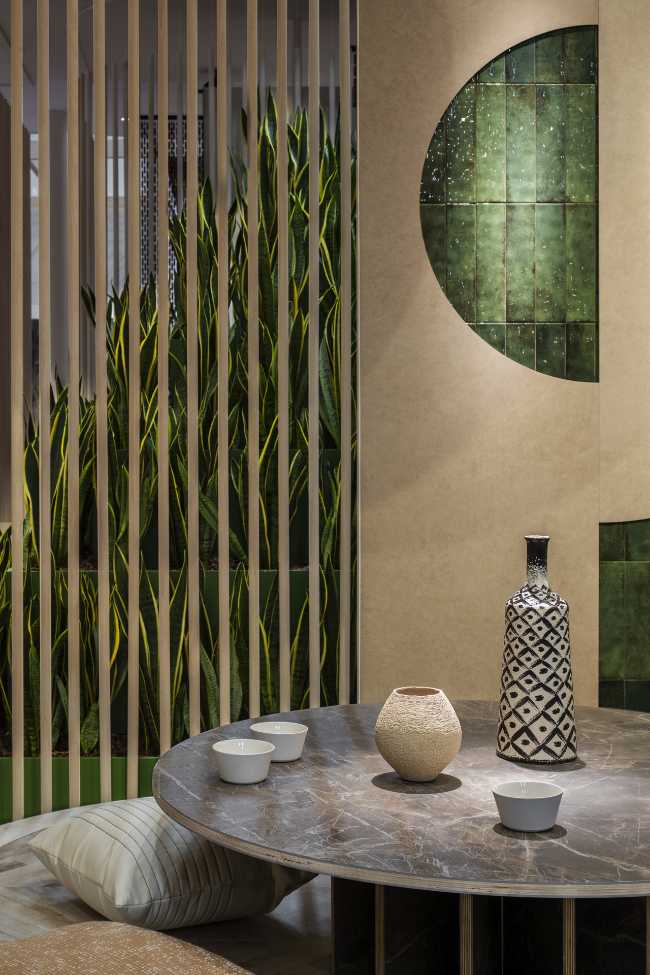 Gentle Signs to make sustainability desirable and part of everyday life. Concept for a narrative space