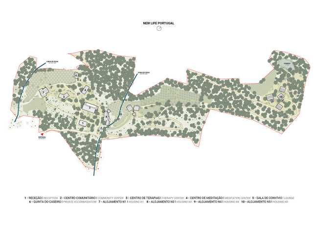Buscando un equilibrio entre cuerpo y mente en el centro New Life Portugal, inmerso en una reserva natural