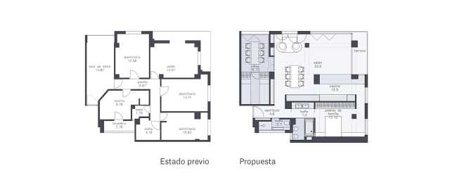 Interior Design Project for Apartment S73. Spaces and Furnishings Created through the Composition of Spruce Panels