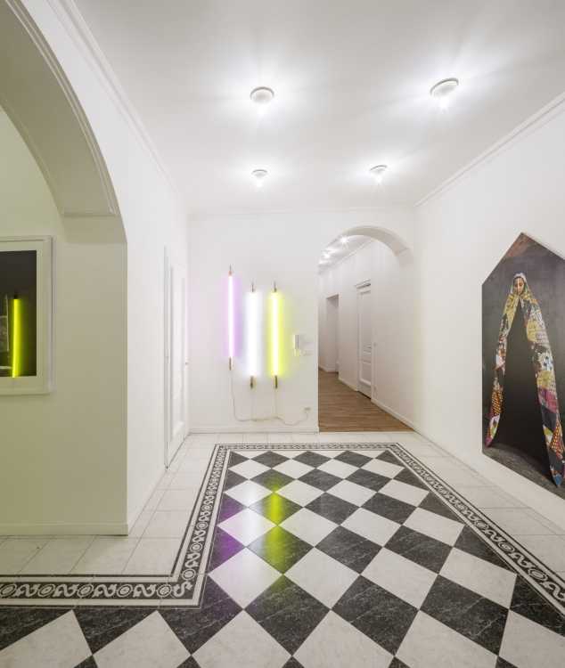 Artea Foundation's operating headquarters. A neutral space as a backdrop to art