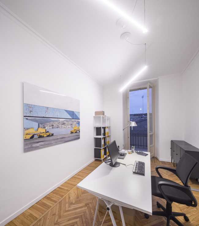 Artea Foundation's operating headquarters. A neutral space as a backdrop to art