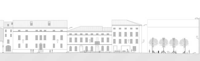 Restyling de la Plaza Leon Battista Alberti en Mantua. Una nueva percepción unitaria para leer los signos del tiempo