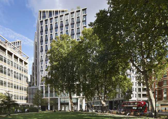 Broadway in London, contemporary art deco architecture