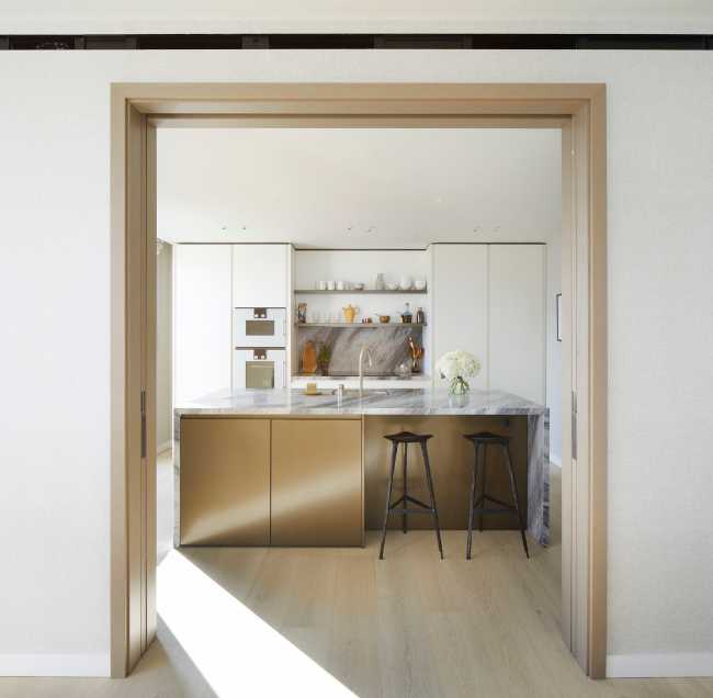 Broadway in London, contemporary art deco architecture.