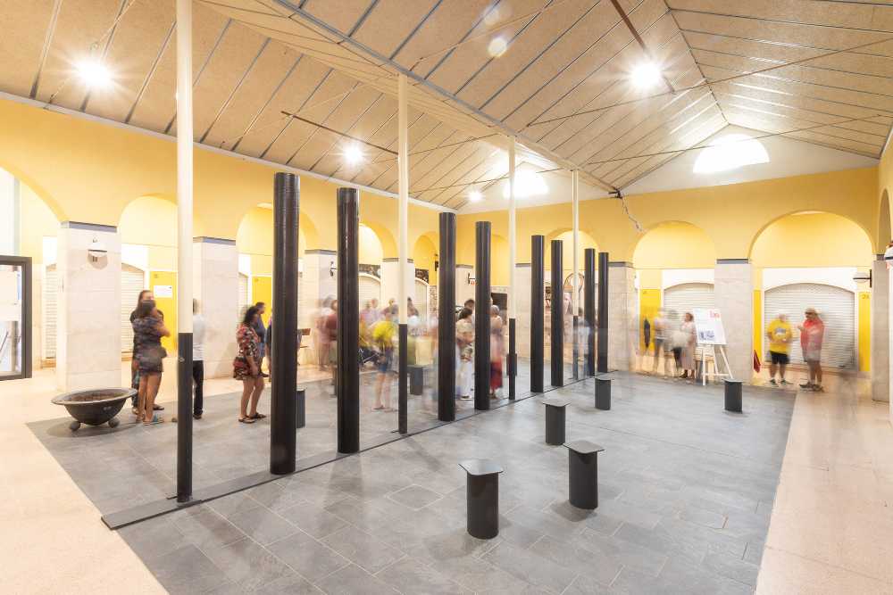 IV edition of the Des-Adarve competition. The installation Columns