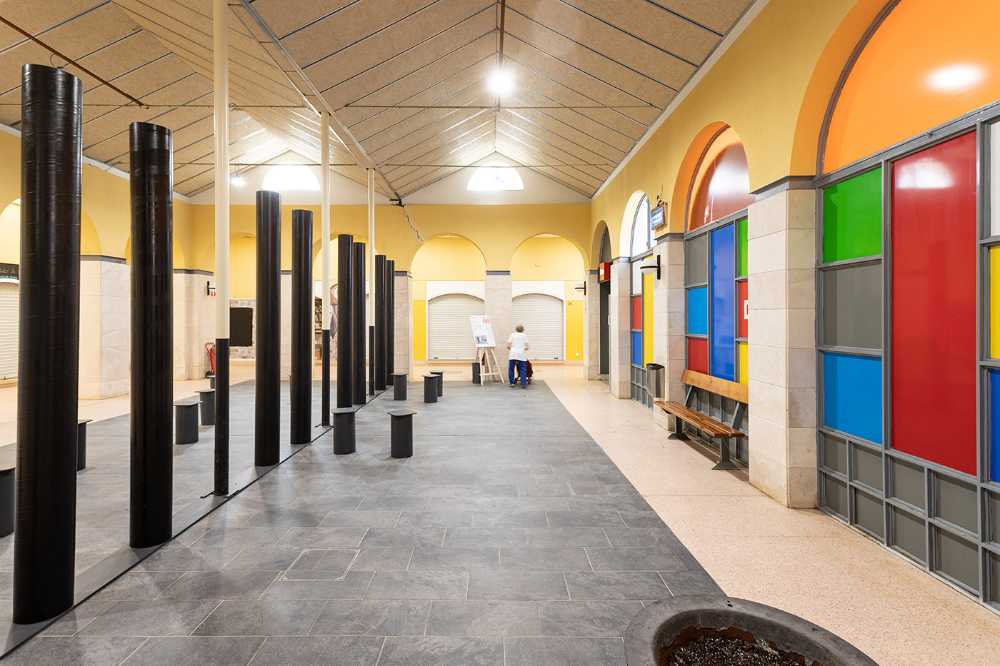 IV edition of the Des-Adarve competition. The installation Columns