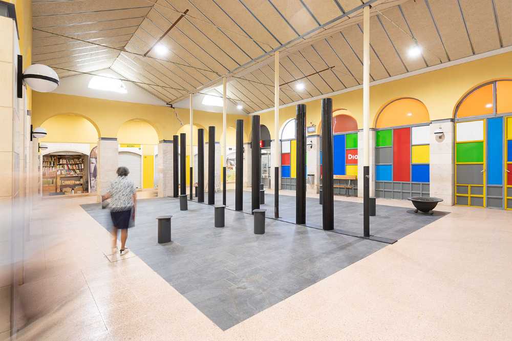 IV edition of the Des-Adarve competition. The installation Columns