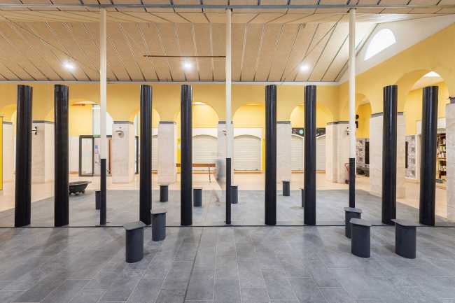 IV edición del concurso Des-Adarve. La instalación Columnas