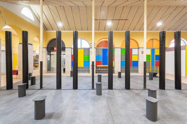 IV edición del concurso Des-Adarve. La instalación Columnas