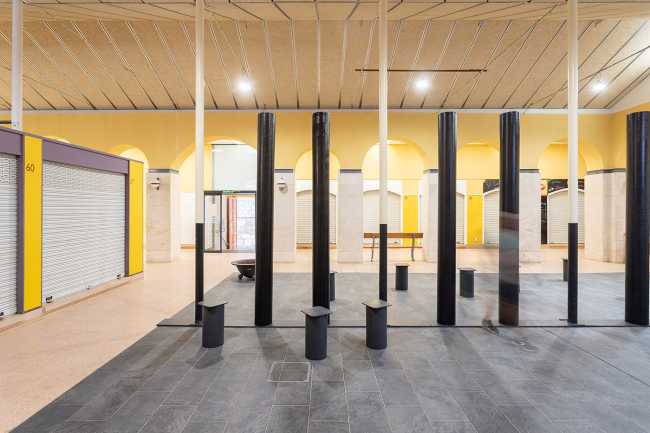 IV edición del concurso Des-Adarve. La instalación Columnas