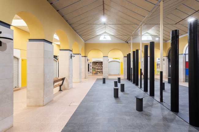 IV edición del concurso Des-Adarve. La instalación Columnas