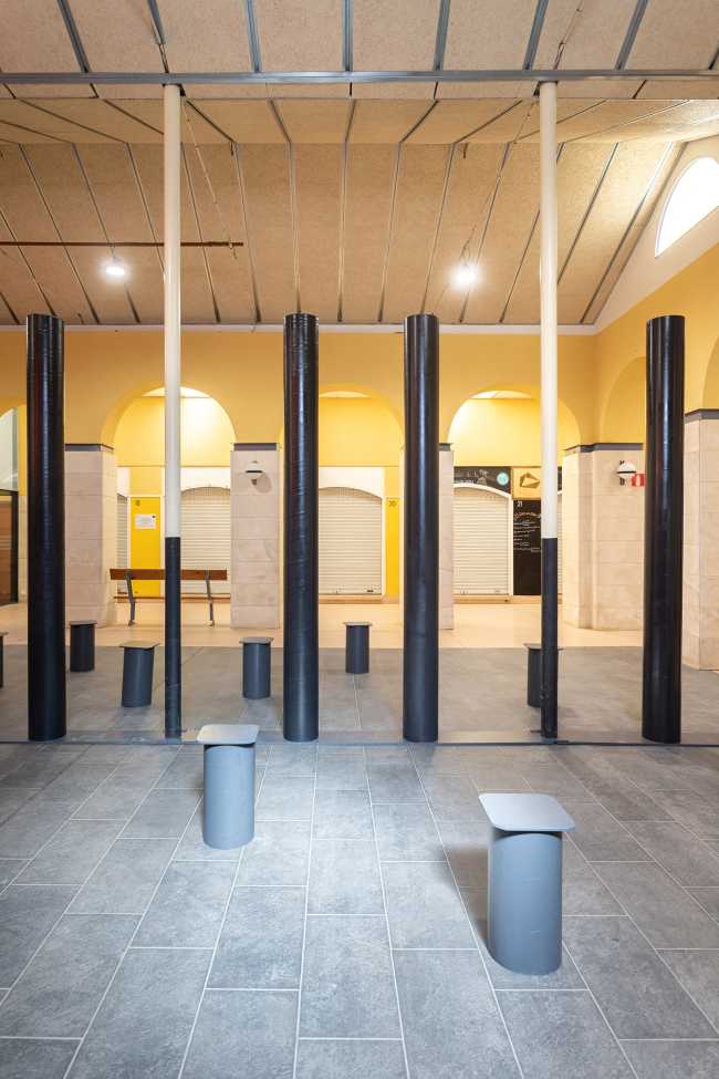 IV edición del concurso Des-Adarve. La instalación Columnas