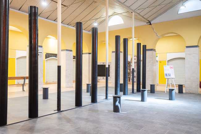 IV edición del concurso Des-Adarve. La instalación Columnas