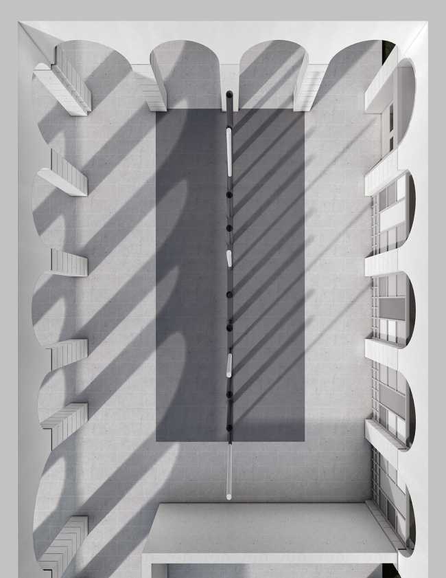 IV edición del concurso Des-Adarve. La instalación Columnas