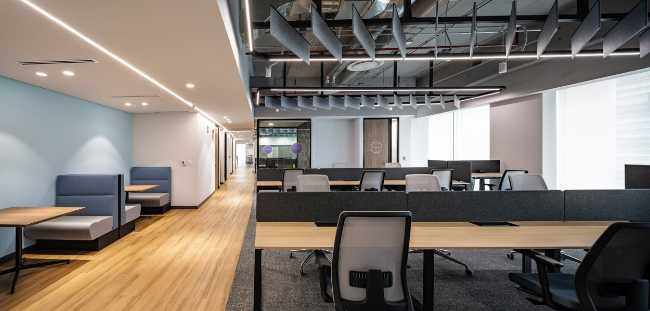 Las oficinas de Siemens Energy en Ciudad de México ofrecen espacios para la nueva forma de trabajo inteligente