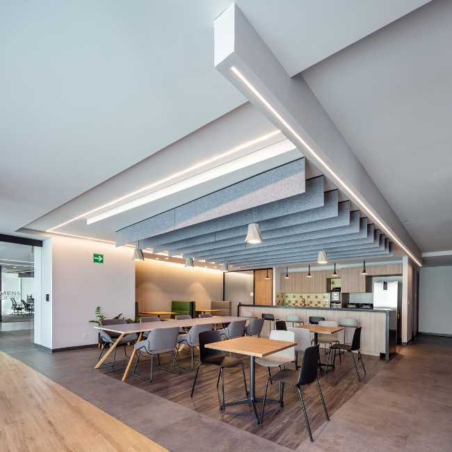 Las oficinas de Siemens Energy en Ciudad de México ofrecen espacios para la nueva forma de trabajo inteligente