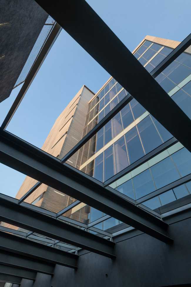Torre Lev. A corporate and commercial building with a linear aesthetic and the best available technology