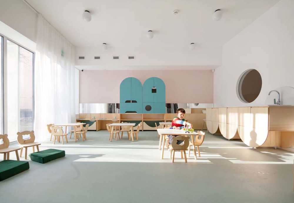 Ursuletul Nursery: A Spacious and Bright Space, Free from Childhood Facility Clichés