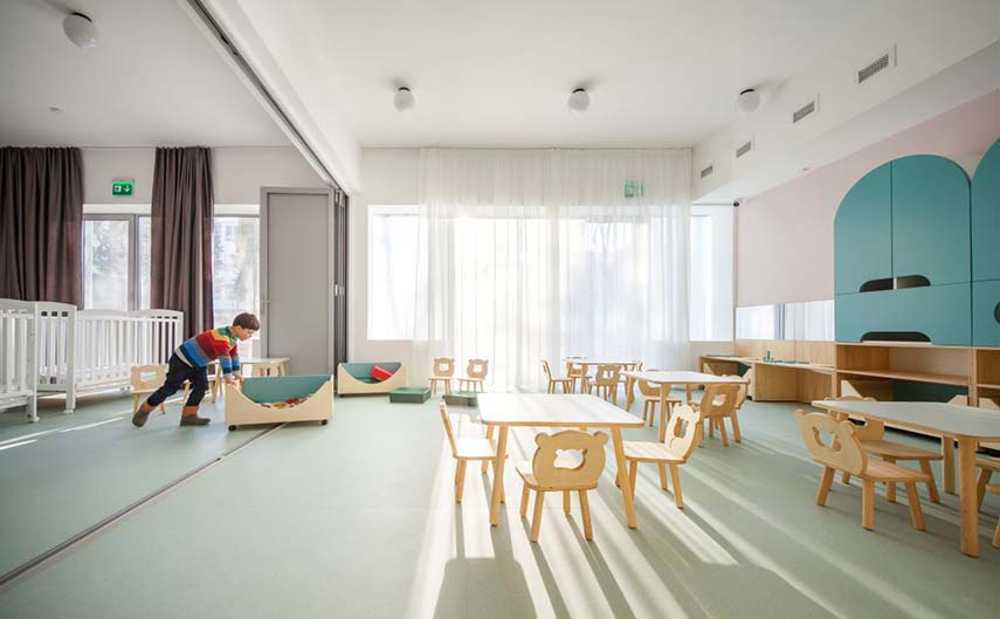 Ursuletul Nursery: A Spacious and Bright Space, Free from Childhood Facility Clichés